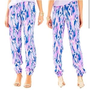 Lilly Pulitzer Saffron Pants in Amethyst One Too Many Size 0